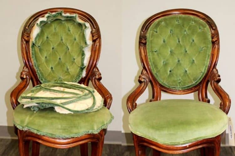 before and after chair